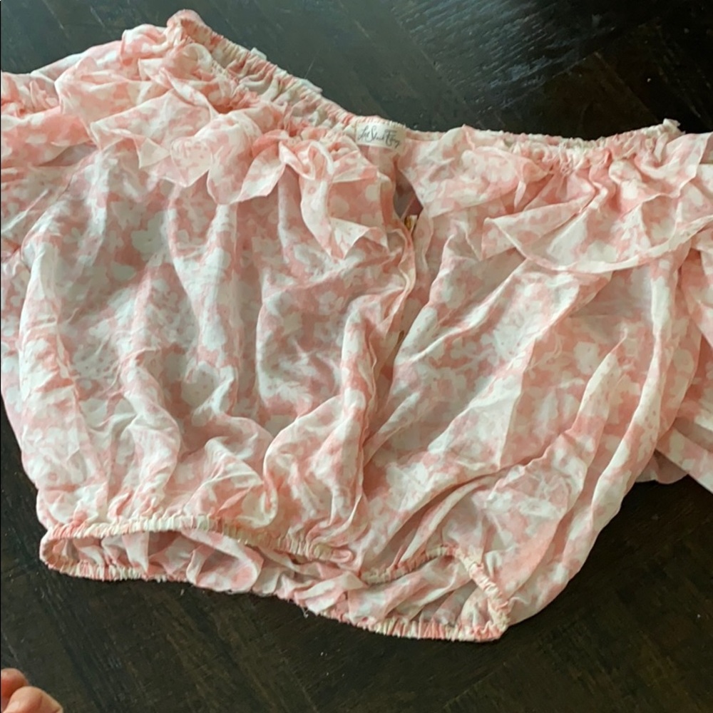 Love shack fancy pink top